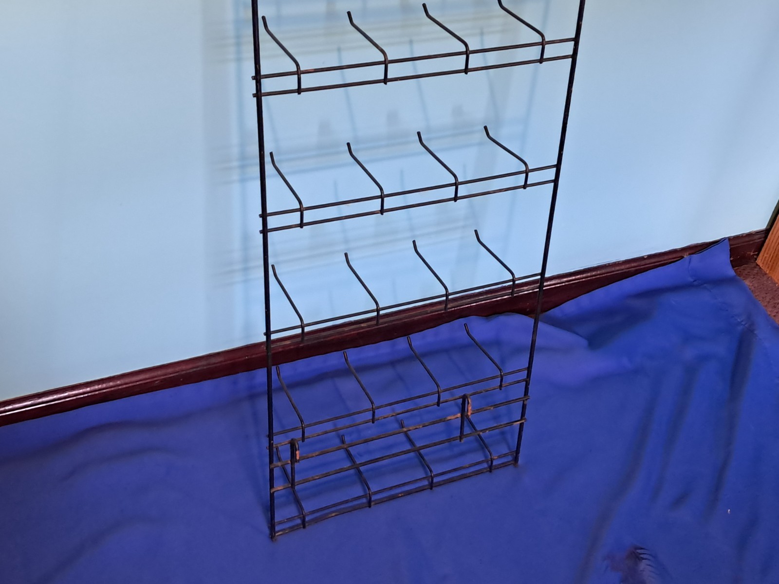 Black Display Hook 28 Peg Rack 4 Horizontal 7 Vertical Rows