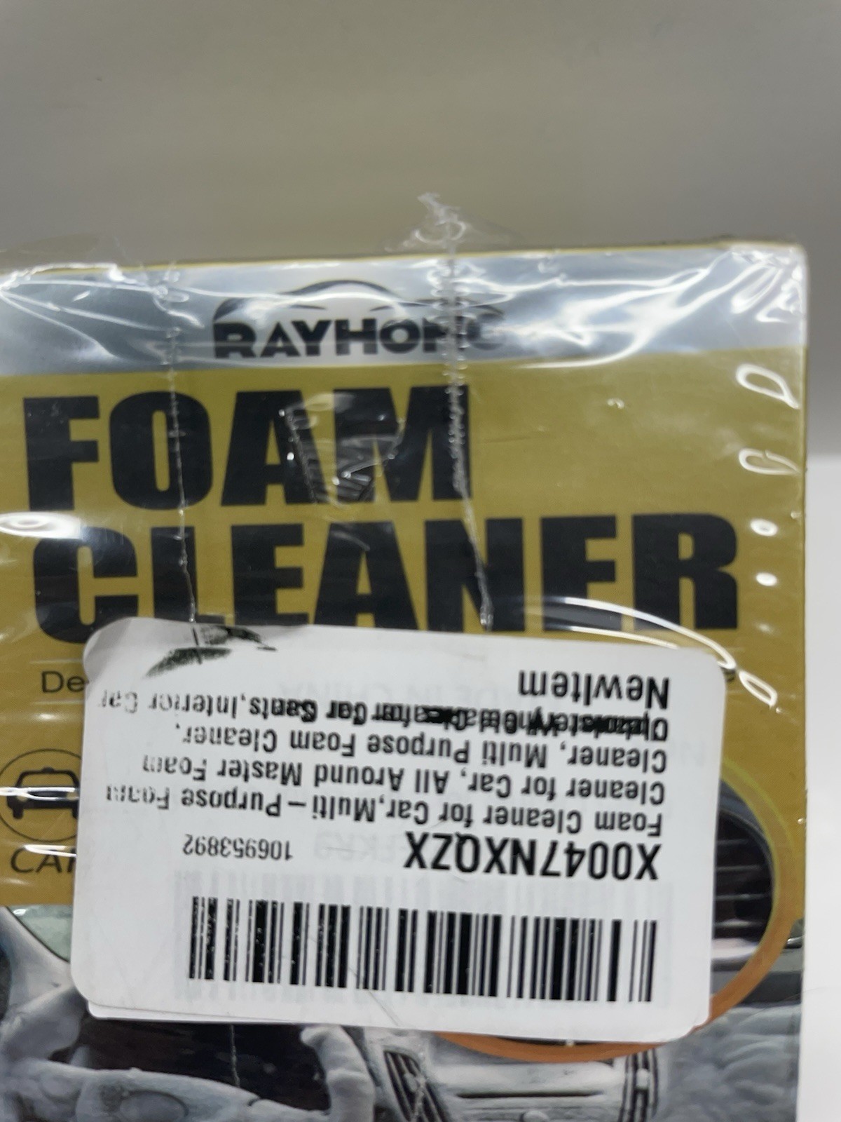 Rayhong Multi Purpose Foam Cleaner 2 Pack Car Interior Dashboard Upholstery 60ml
