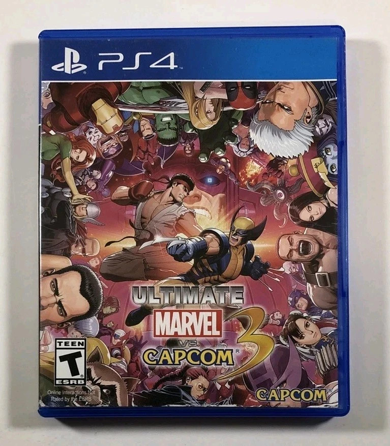NO GAME OR COMIC Ultimate Marvel vs Capcom 3 CASE ONLY  PlayStation 4/PS4 - READ