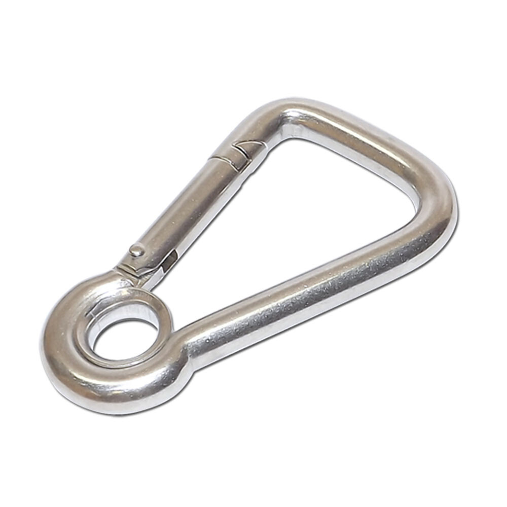 1 PC Snap Hook Carabiner with Eyelet Set 1/4" Diameter & 2-1/4'' Length