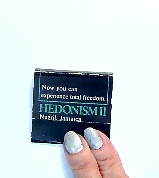 HEDONISM II Match Book Negril Jamaica Vintage good Condition 1985 ?