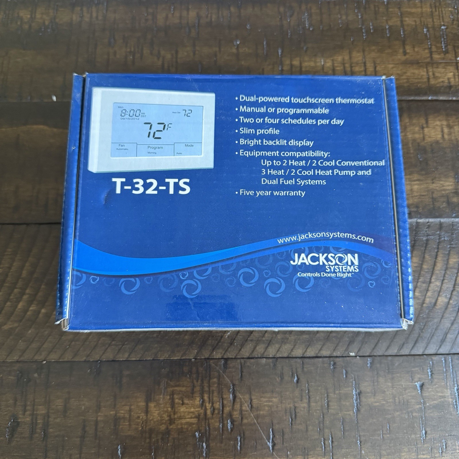 Jackson System T-32-TS Programmable Touch Screen Thermostat Open Box