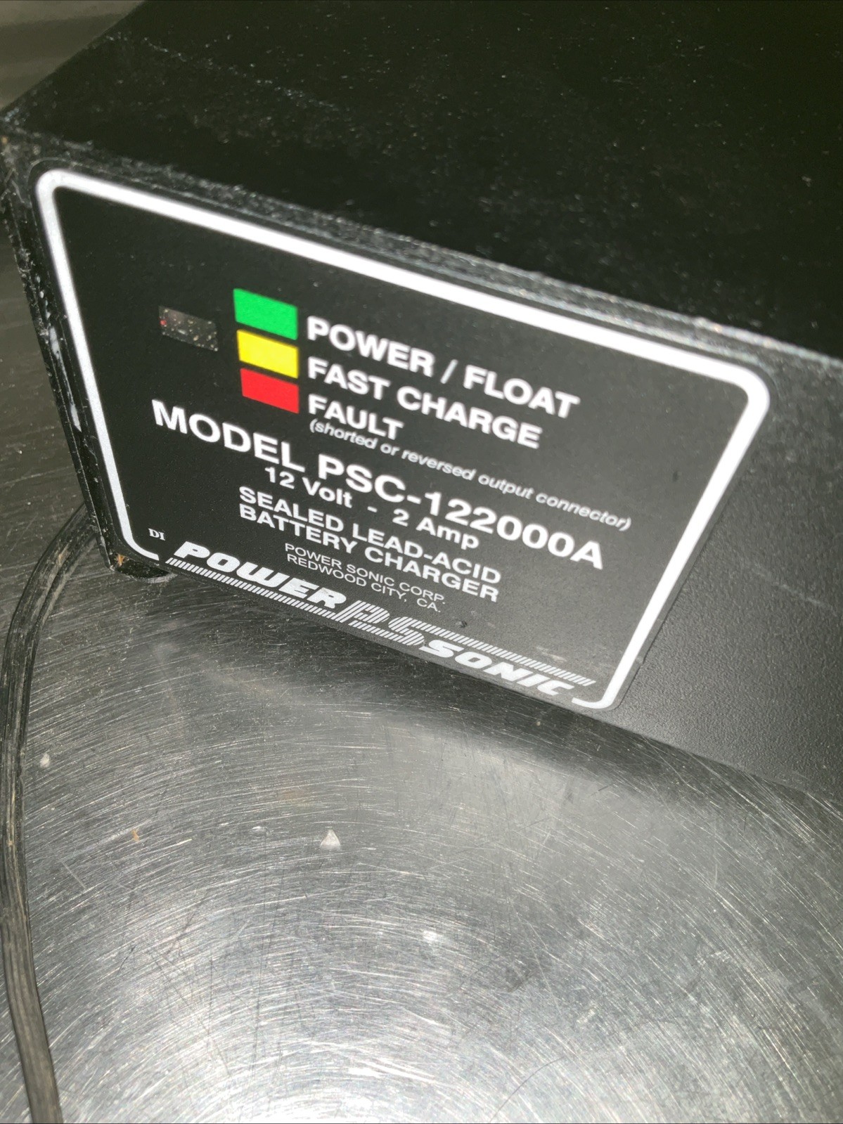 Power Sonic PSC-122000A 12v 2amp Battery Charger