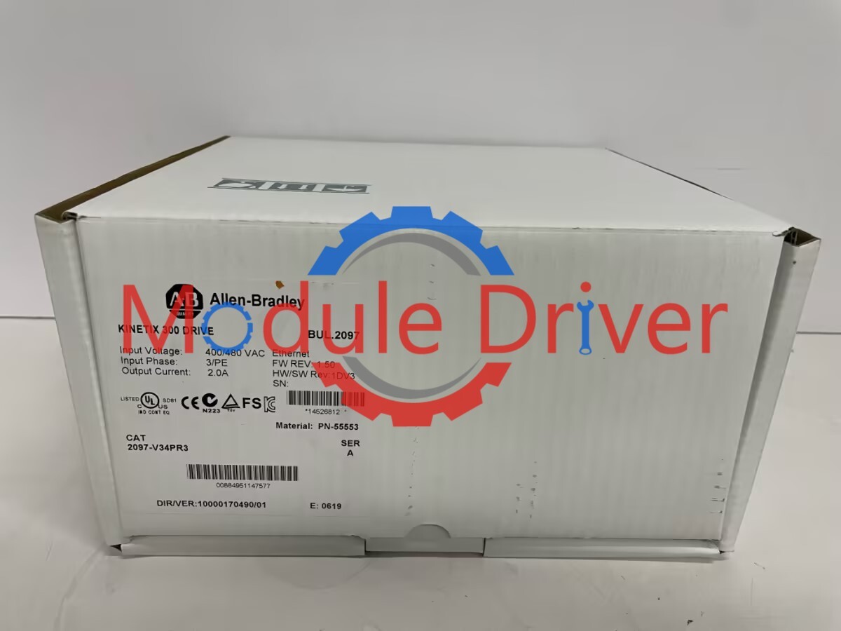 Allen Bradley 2097-V34PR3 Kinetix 300 Servo Driver New Factory Sealed 2097V34PR3