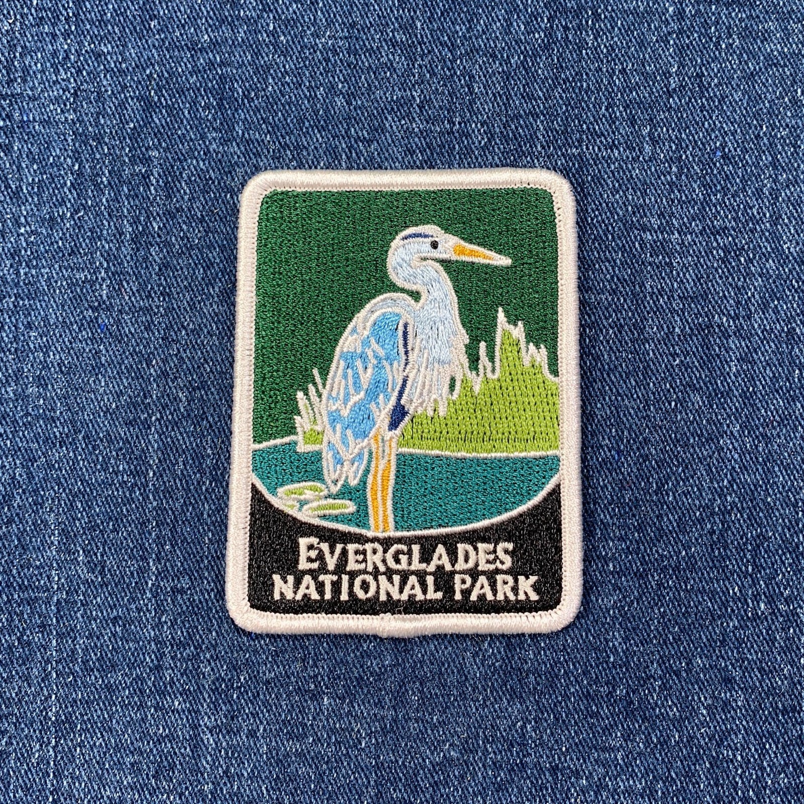 Everglades National Park Patch Embroidered Florida Hiking Souvenir Travel Badge