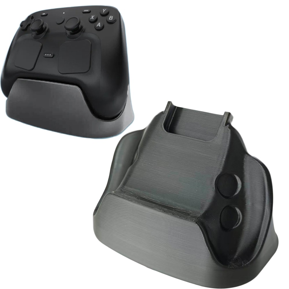 For Steam Controller 2026 Vertical Stand Desktop Mount 3D Printed PLA+ Holder