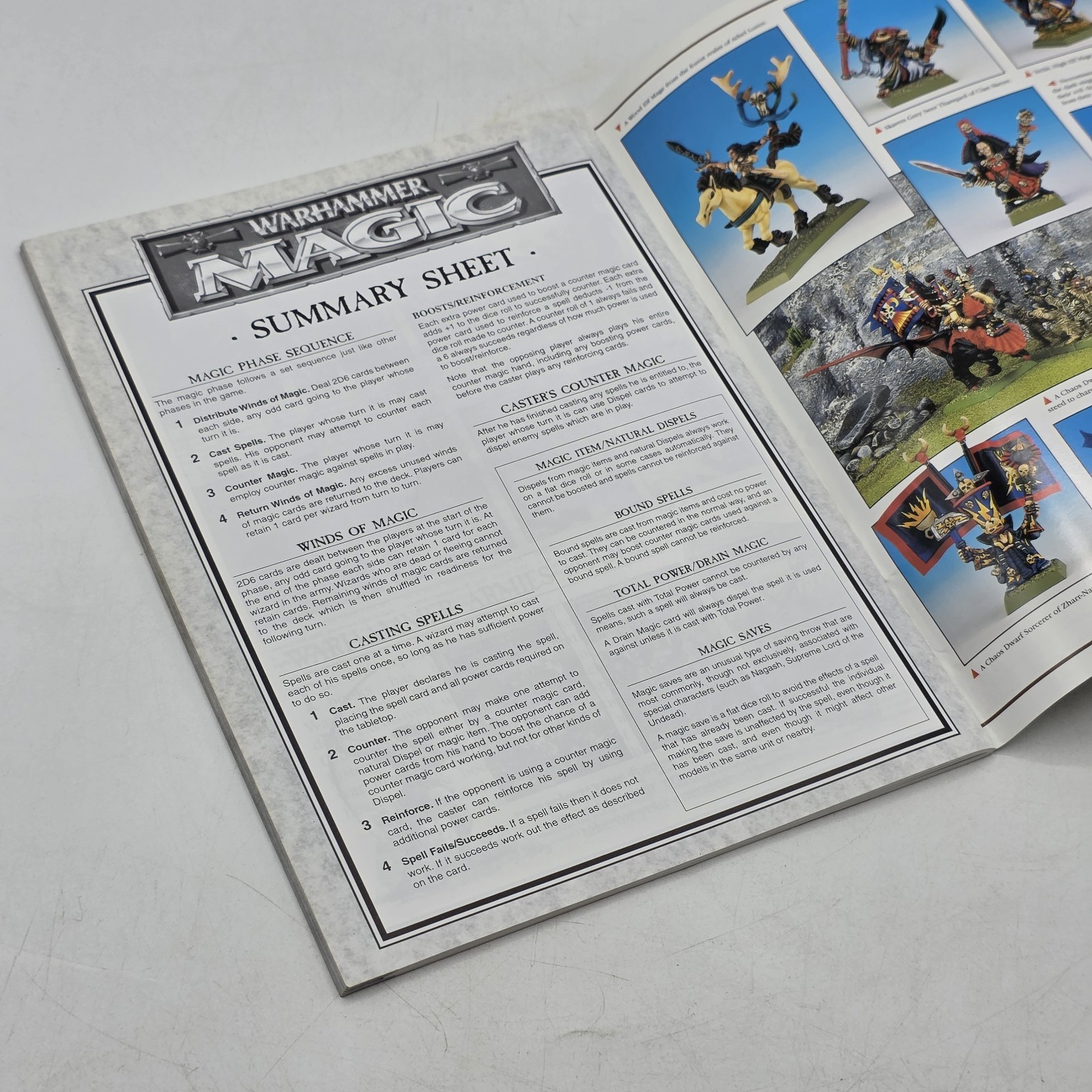 Warhammer Magic Rulebook 1997 2nd Revised Edition Games Workshop WHFB 5th Ed
