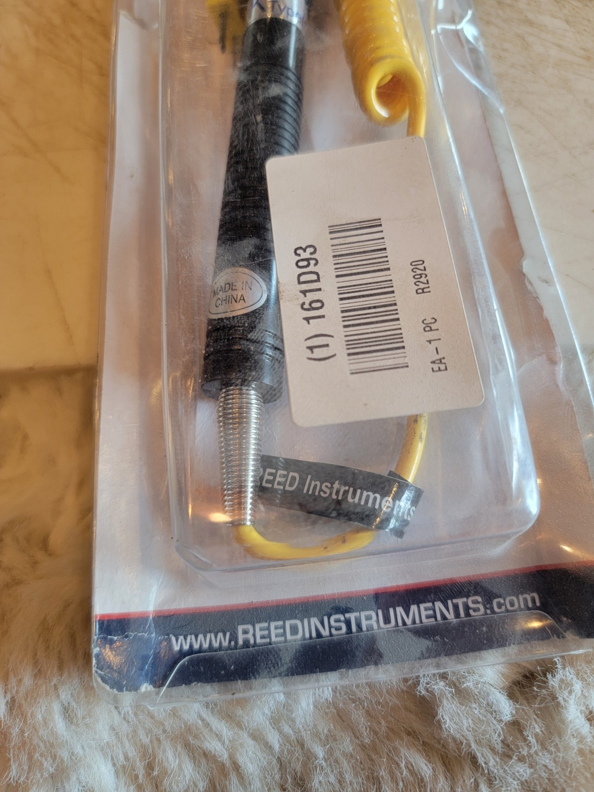 Reed Instruments R2920 Type K Surface Thermocouple Sensor Probe. FreeShipL48