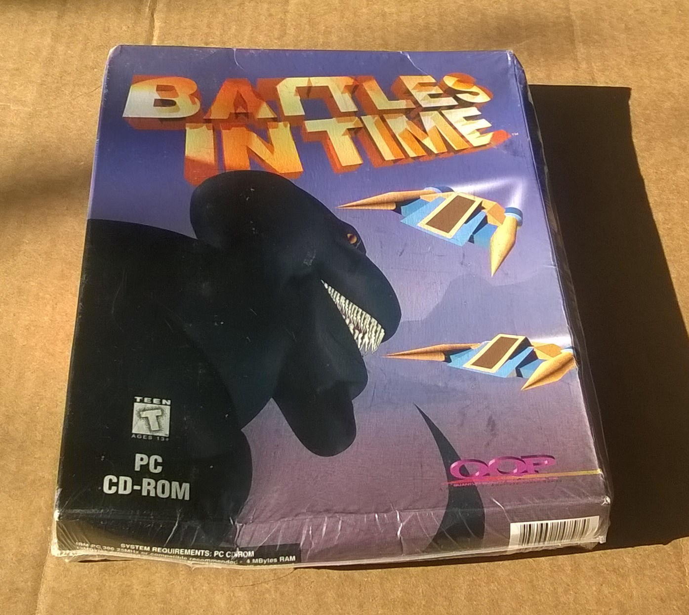 1995 Battles In Time PC CD Classic Strategy Game New Factory Sealed Squished Box