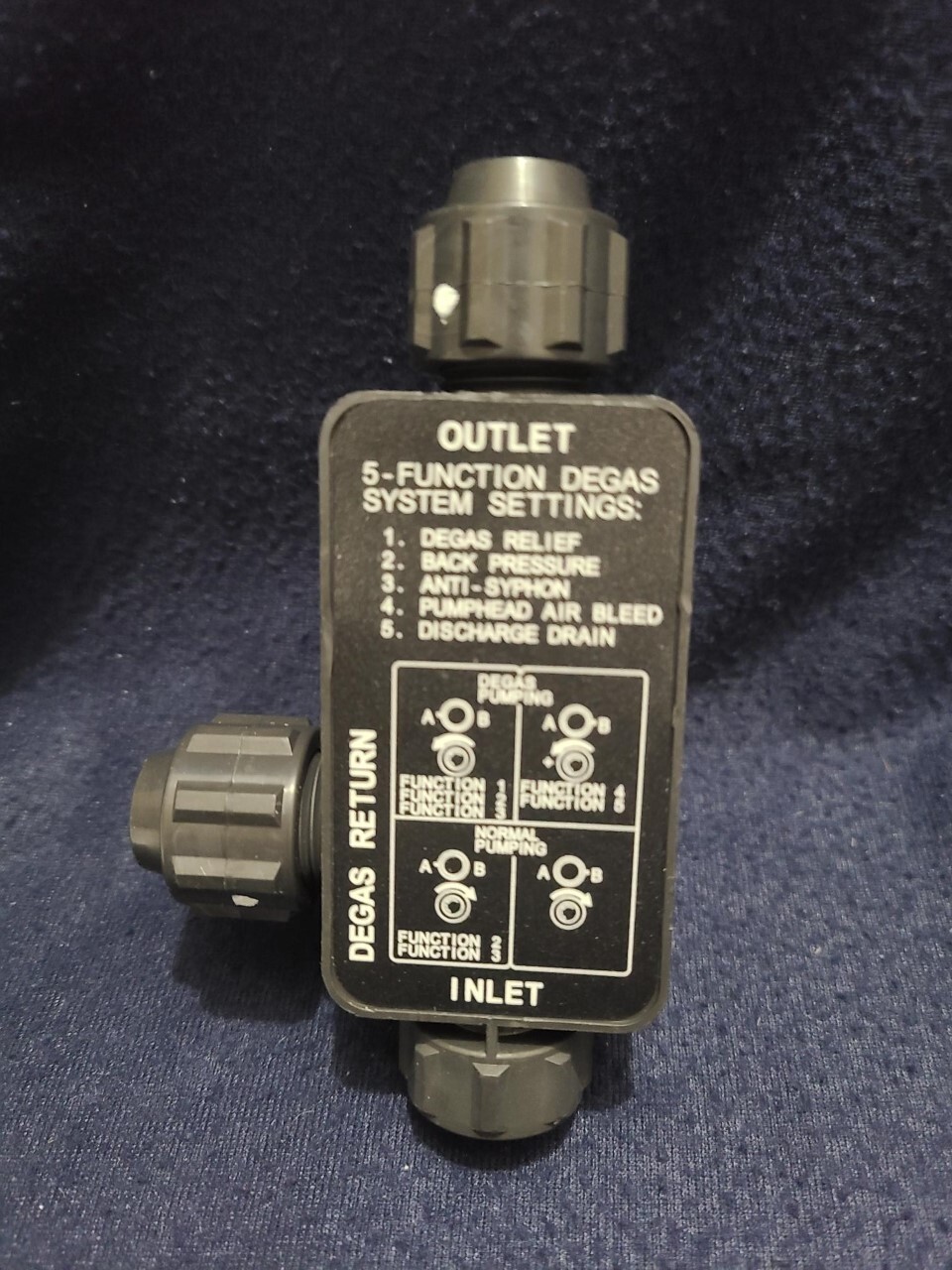 PULSAFEEDER L385KV03-PVD 5 Function Degas Valve