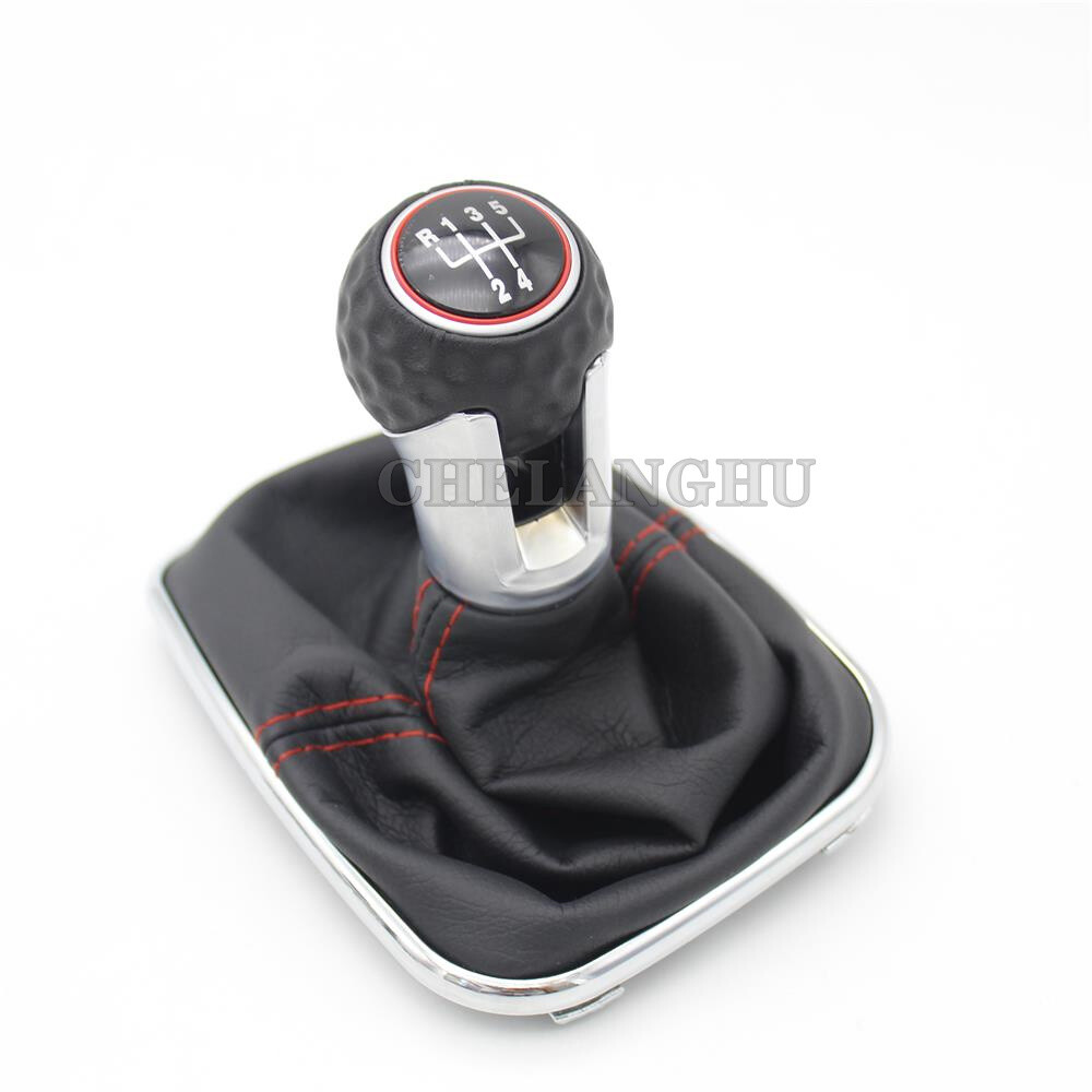 For VW Jetta 4 MK4 GTI Variant 1999-2006 5 Speed Gear Shift Knob Boot 12mm Hole