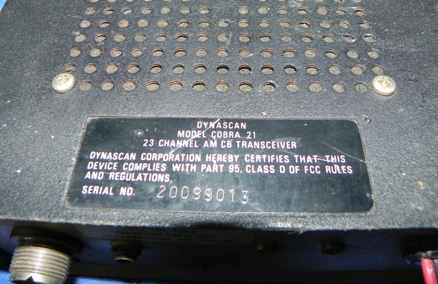 COBRA 21 23 CHANNEL CB TRANSCEIVER