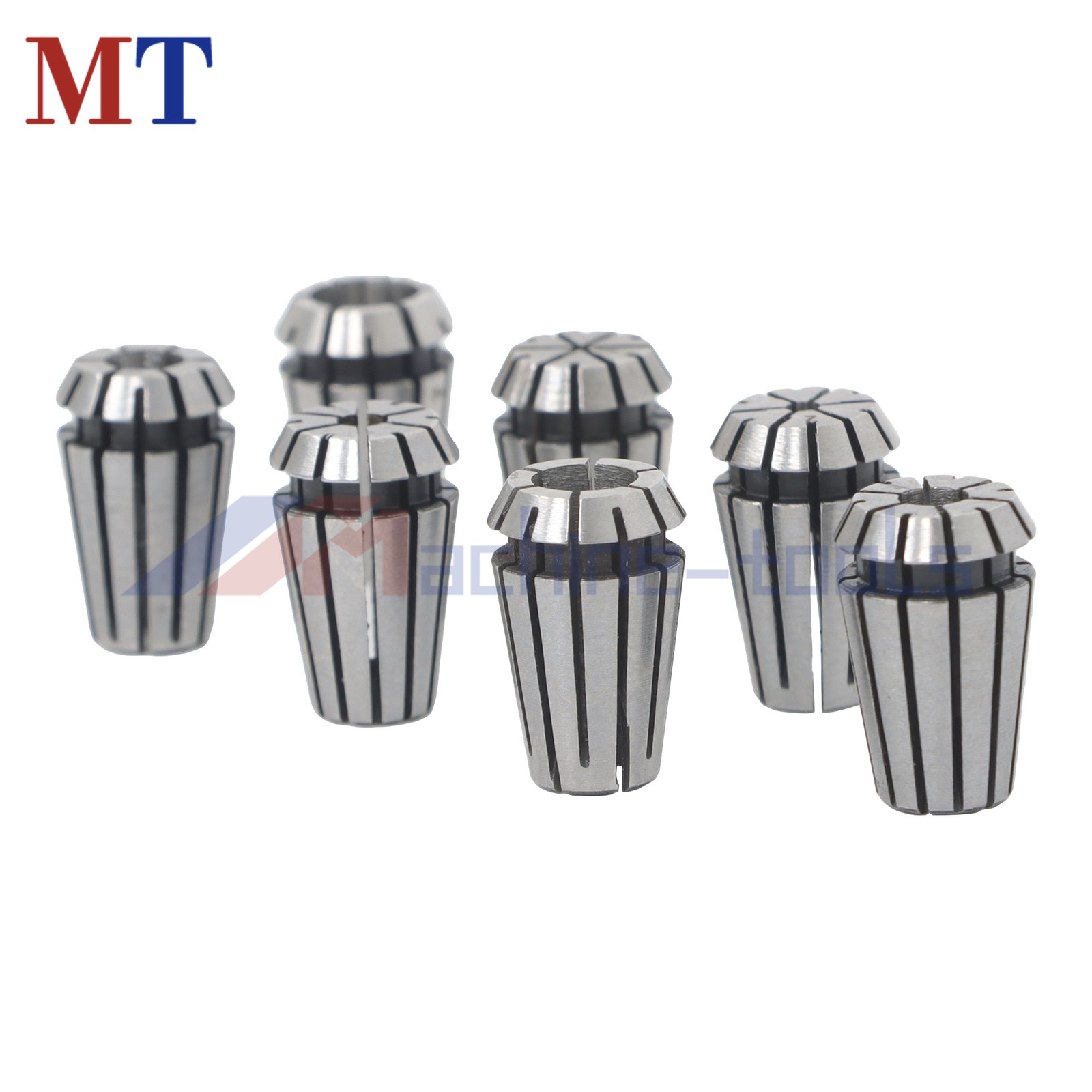 7 Pack ER11 Collet Kit 1-7mm Spring Type for Engraving Machine Tool