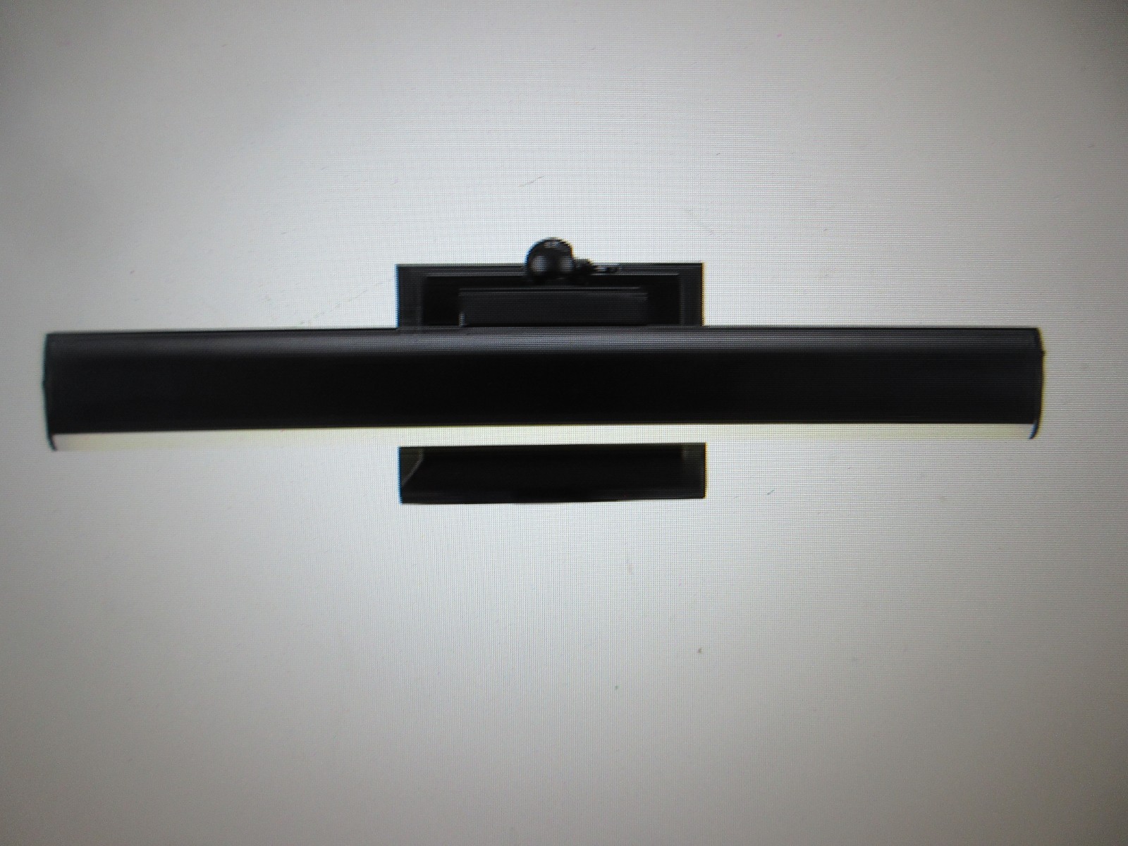 Monteaux Lighting 1-Light Black LED Rechargeable Battery Operated Wall Sconce