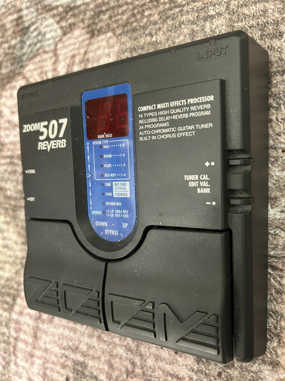 ZOOM 507 Digital Reverb Guitar Compact Multi-Series