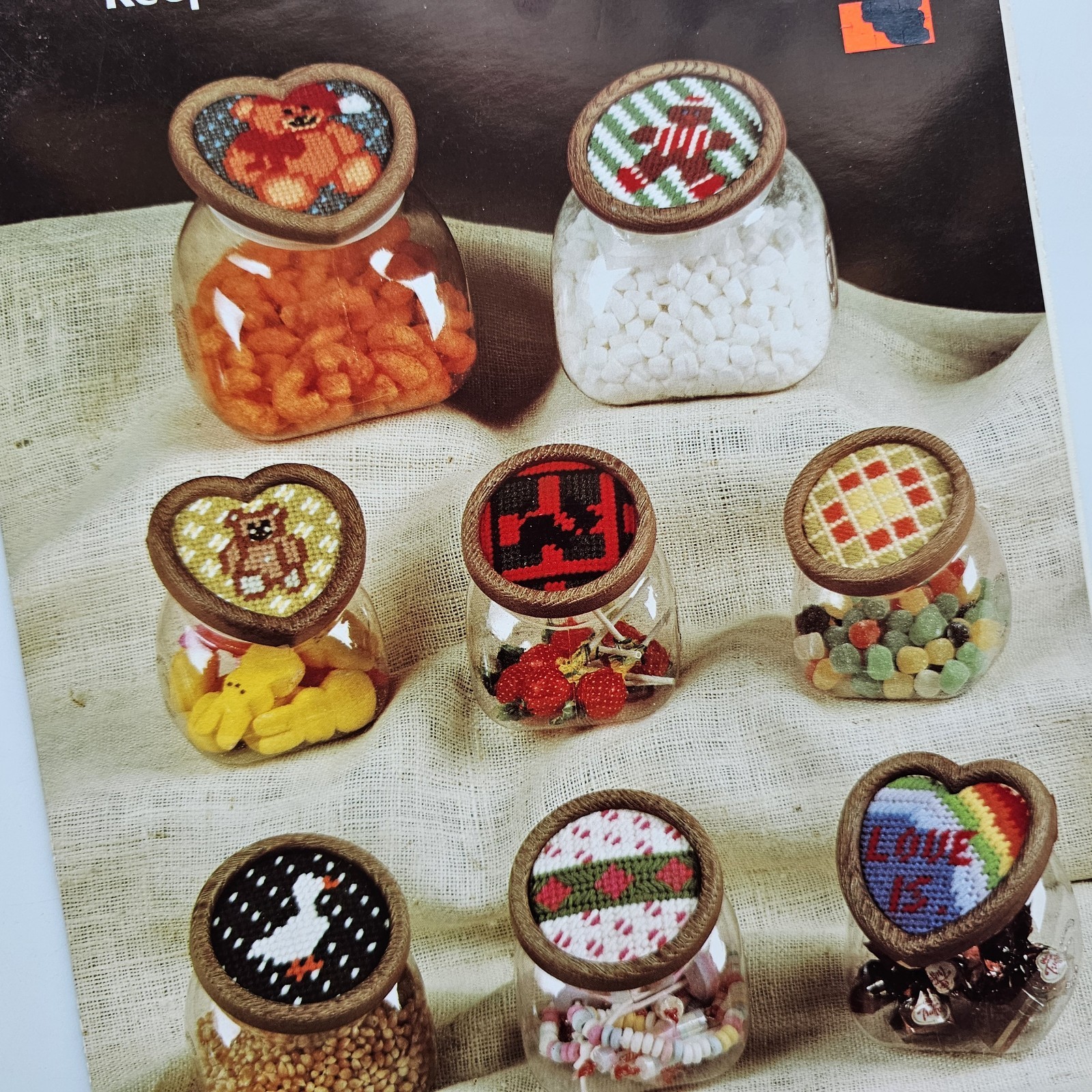 Shirley Originals Keeper Designs For Plastic Canvas Needlepoint Patterns Leaflet
