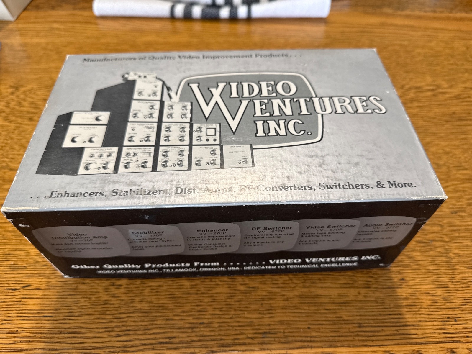 Vintage Video Venture Professional RF Stabilizer VV170S 2 Input 2 Output Tested
