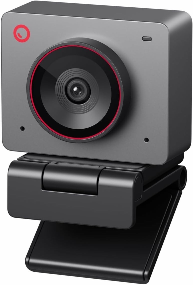 OBSBOT Meet 2-4K Webcam for PC with 1/2" Sensor, AI Framing, Autofocus, tiny