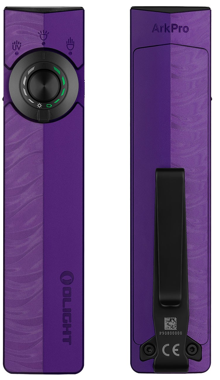 Olight ArkPro Class 3R Nebula Violet CW, 1500 Lumens, 4 Lights, 7 Configurations