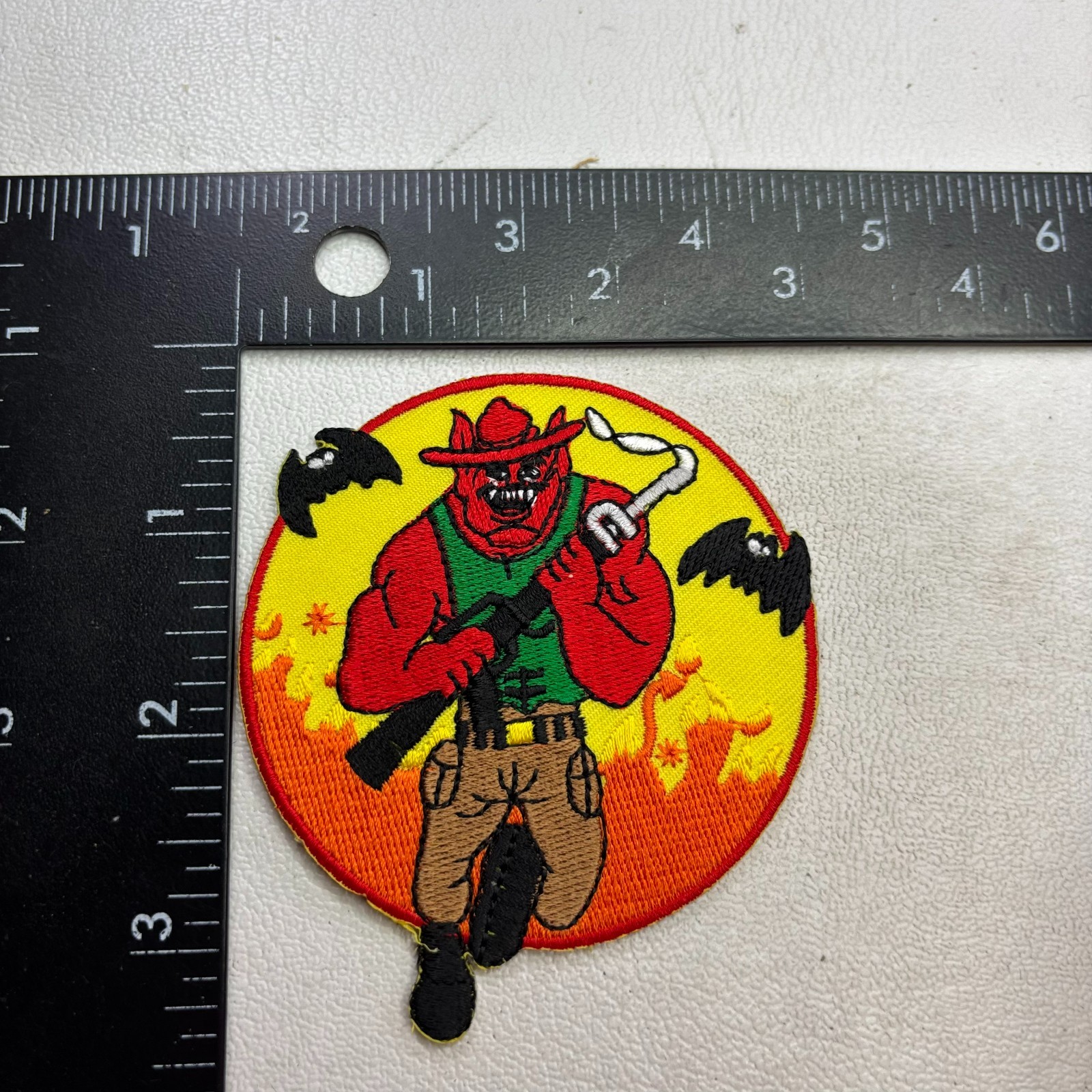 USMC US Marine Corps FIGHTING BULLDOG Patch (Military) 621J