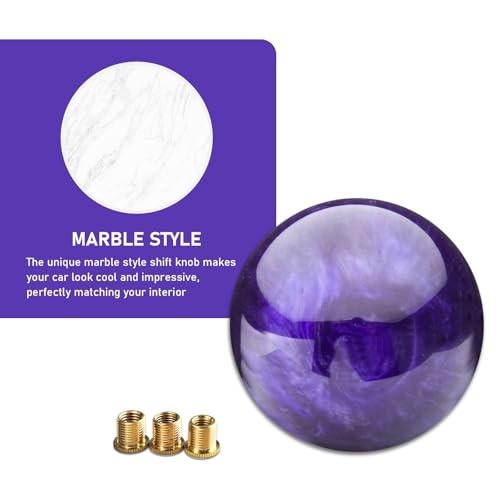 Automotive Modification Personalized Gearshift Head, Nebula Round 1 PC Purple