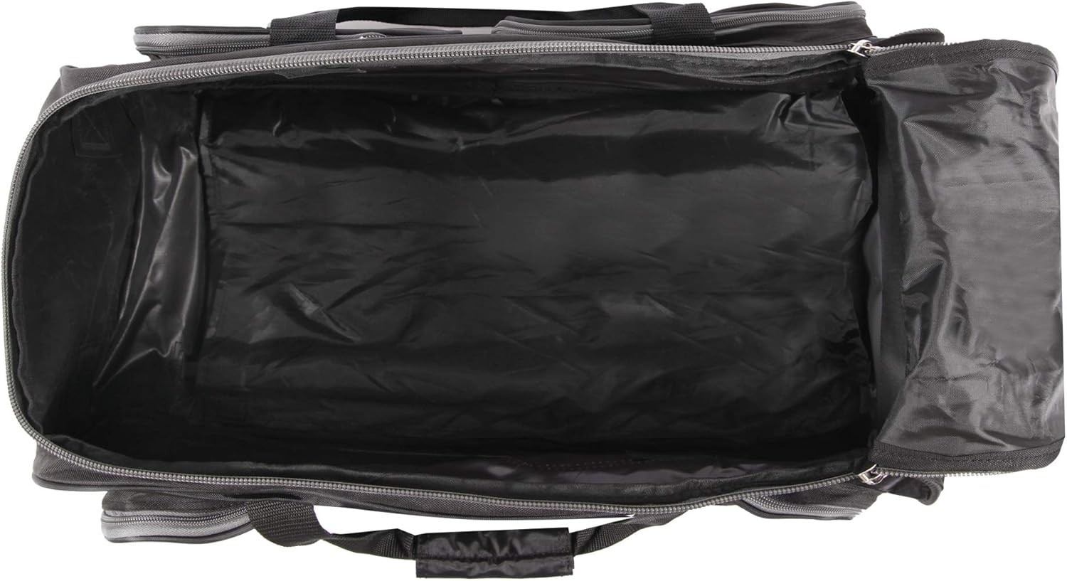 22" Lightweight Carry On Rolling Duffel Bag, Black