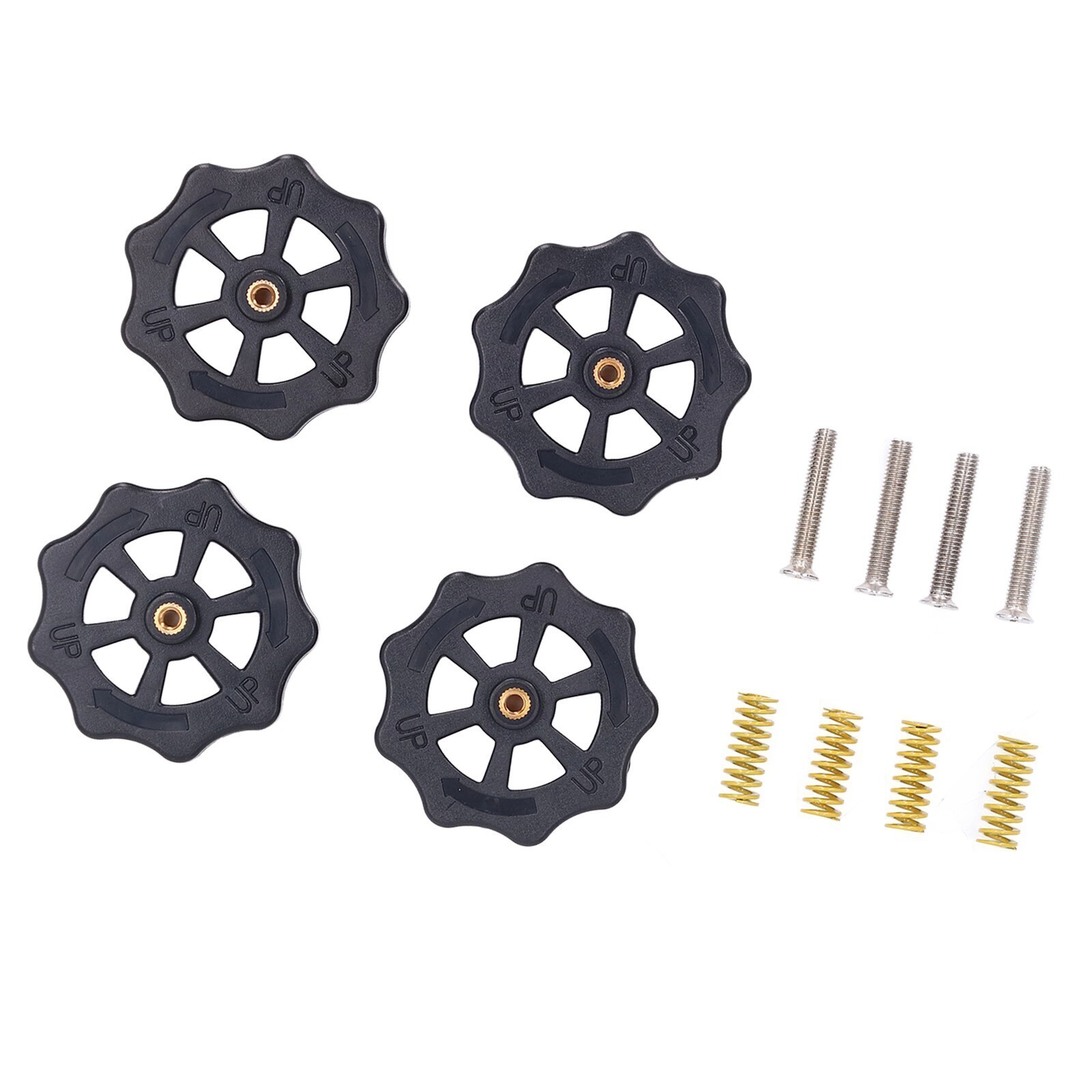 Heated Bed Leveling Nut Hand Leveling Nut Hot Bed Spring Screws Set for 3D