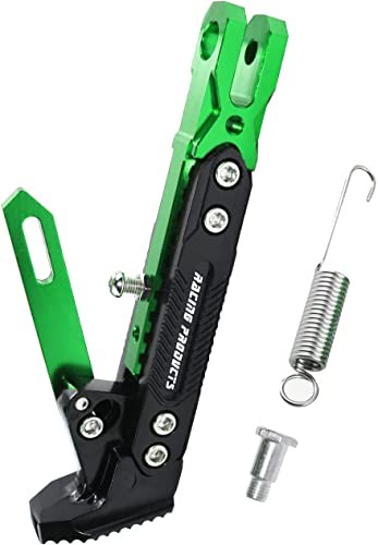 Universal Motorcycle Kickstand Accessories Motor Scooter Modified CNC green