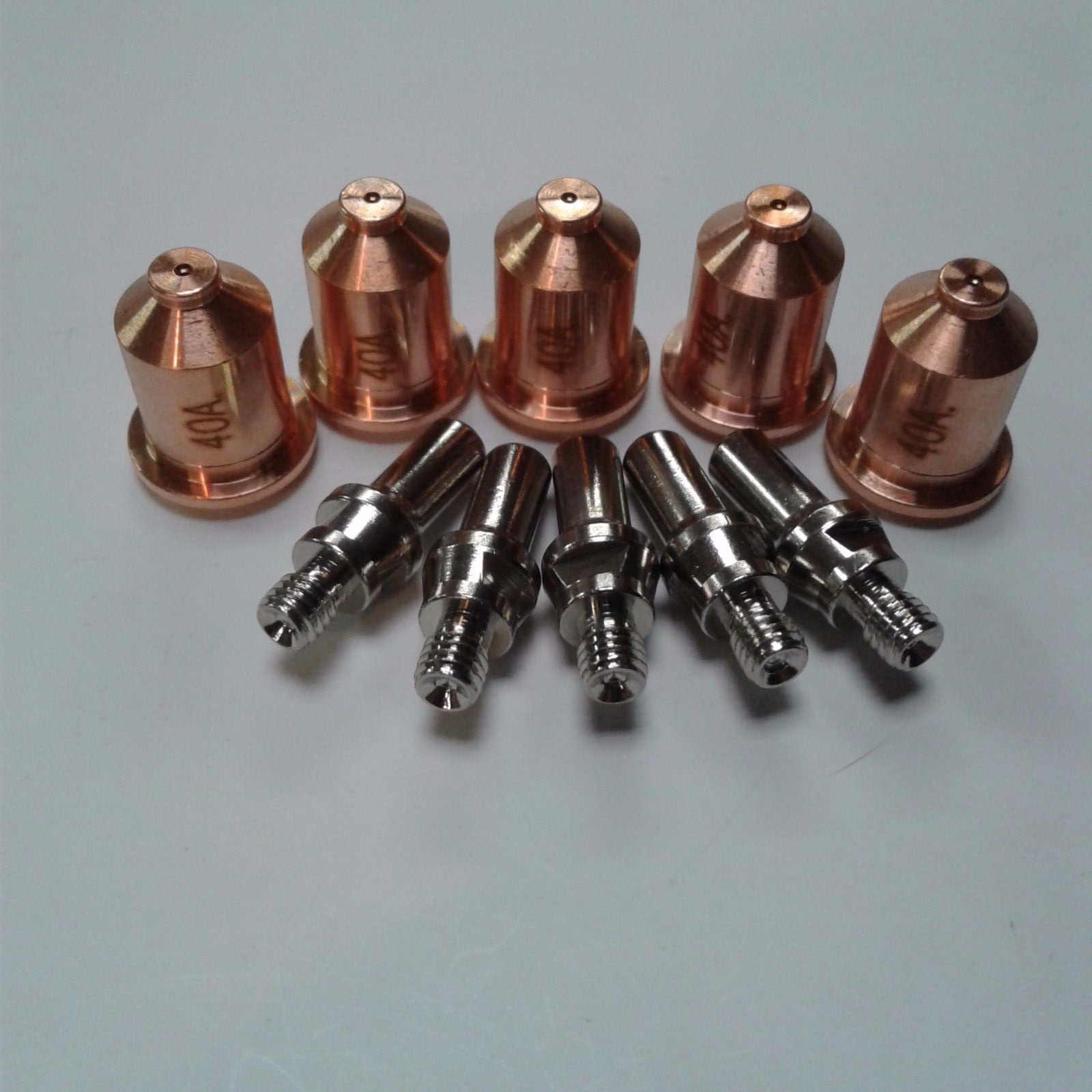 12PC 40 AMP TECMO SHIELDED CONSUMABLE KIT FORNEY 700P PLASMA CUTTER IPT TORCH