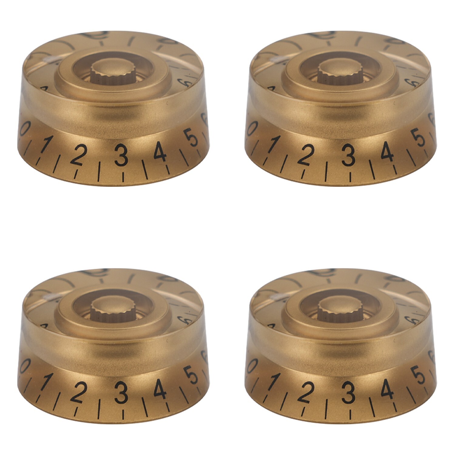 4Pcs Gold Guitar Volume Tone Speed Control Knobs for Les Paul Electric Guitars