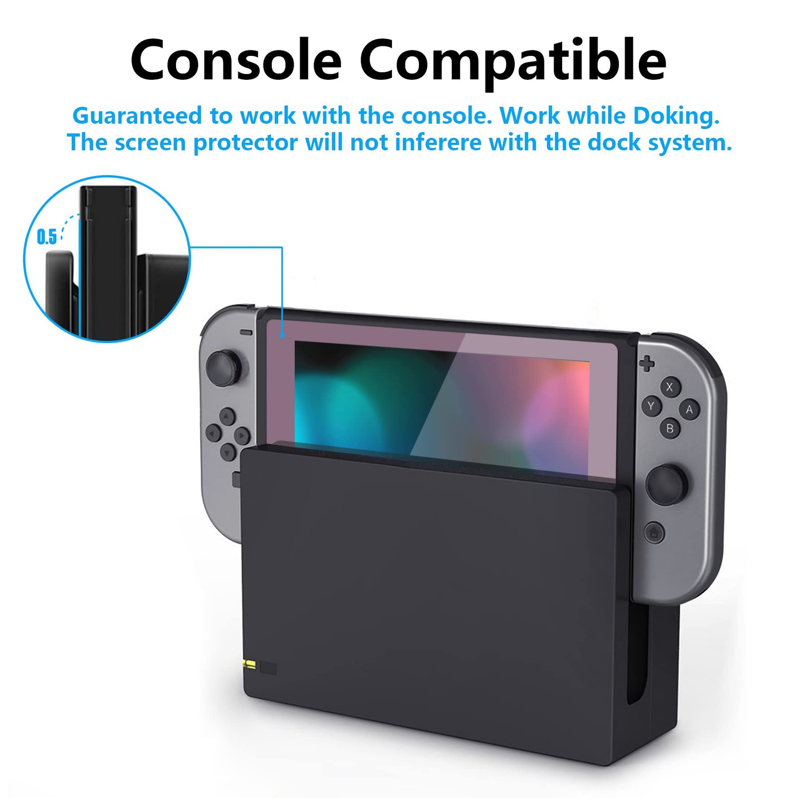 switch protective film dark grayish violet