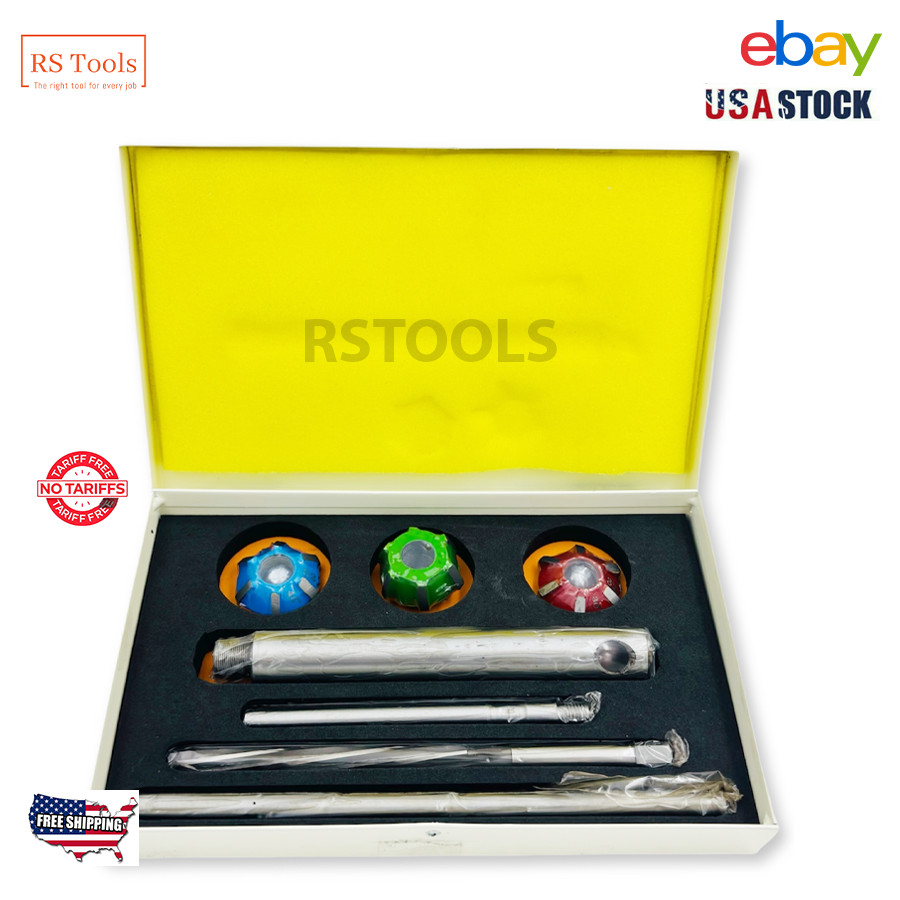Valve Seat Cutter Set Carbide Tipped Vintage Small Block Engines USA RSTOOLS