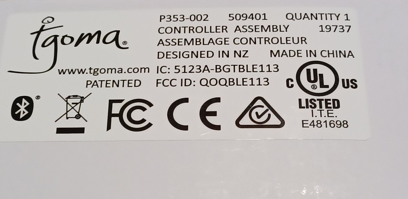 Tgoma P353-002 Controller