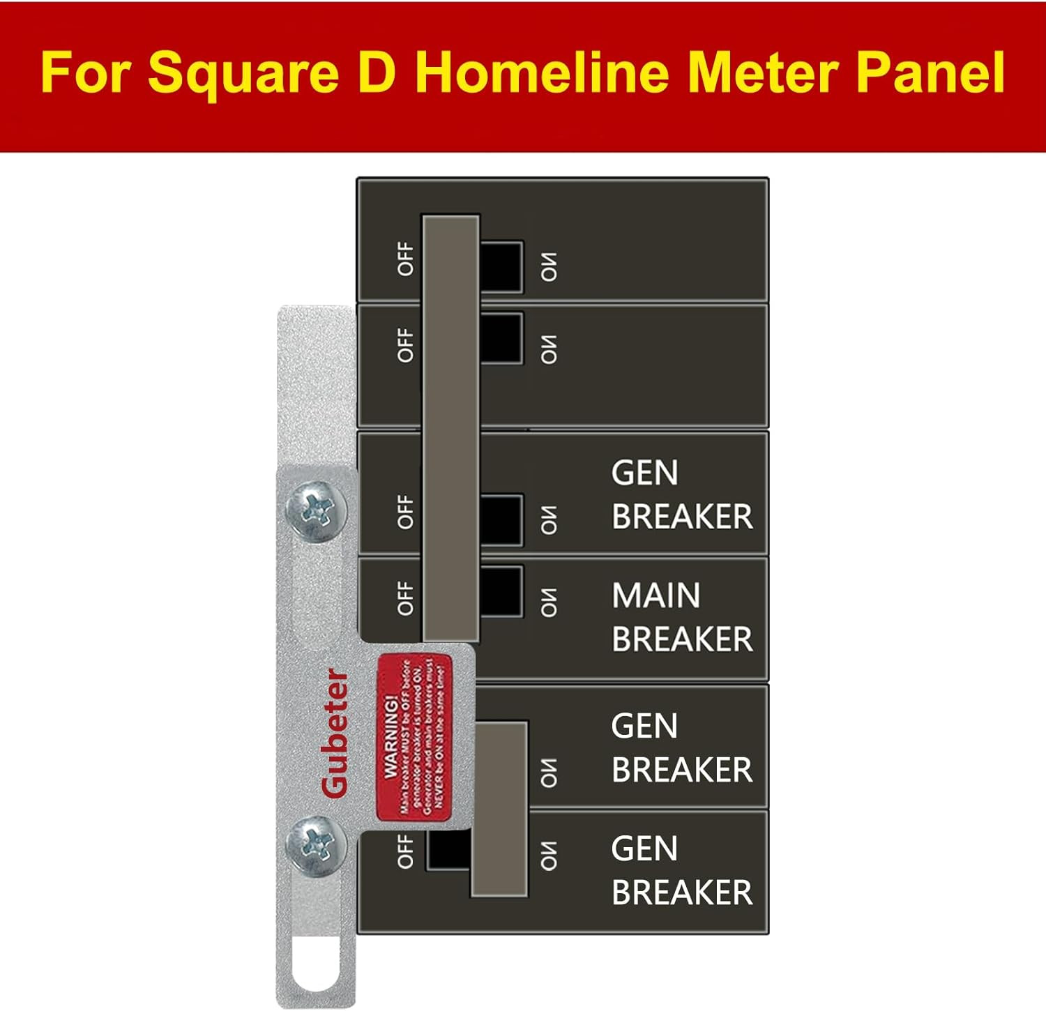 Square D Generator Interlock Kit for Homeline 150/200 Amp Breaker (SD200SA)