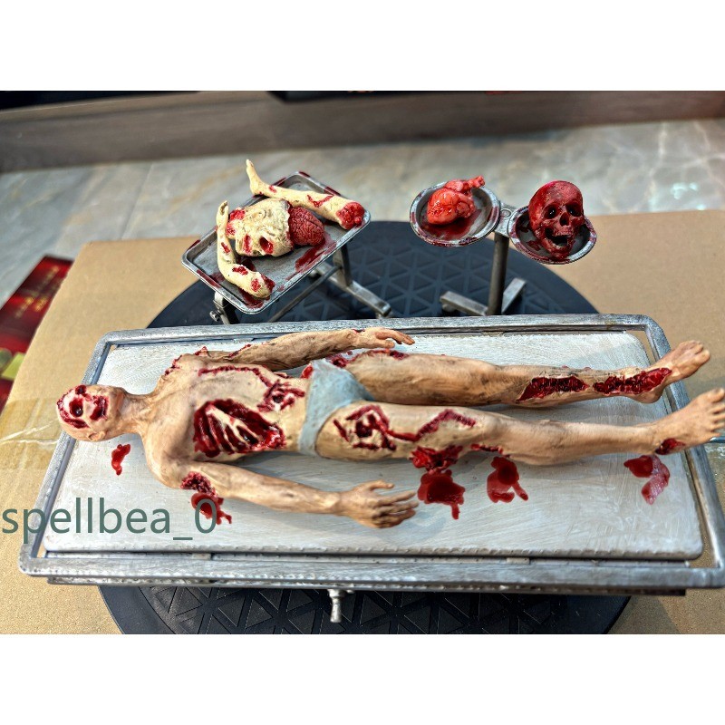 1/12 Horror Operation Table Scene Model Action Figure Accessory Halloween Prop