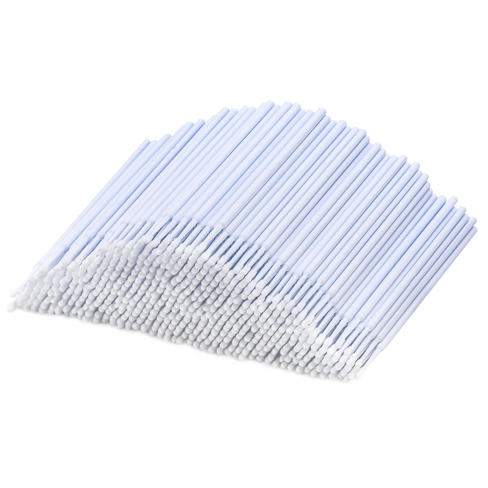 Tbestmax 500 Pcs Micro Applicator Brush Swabs, Disposable 500Pcs-White