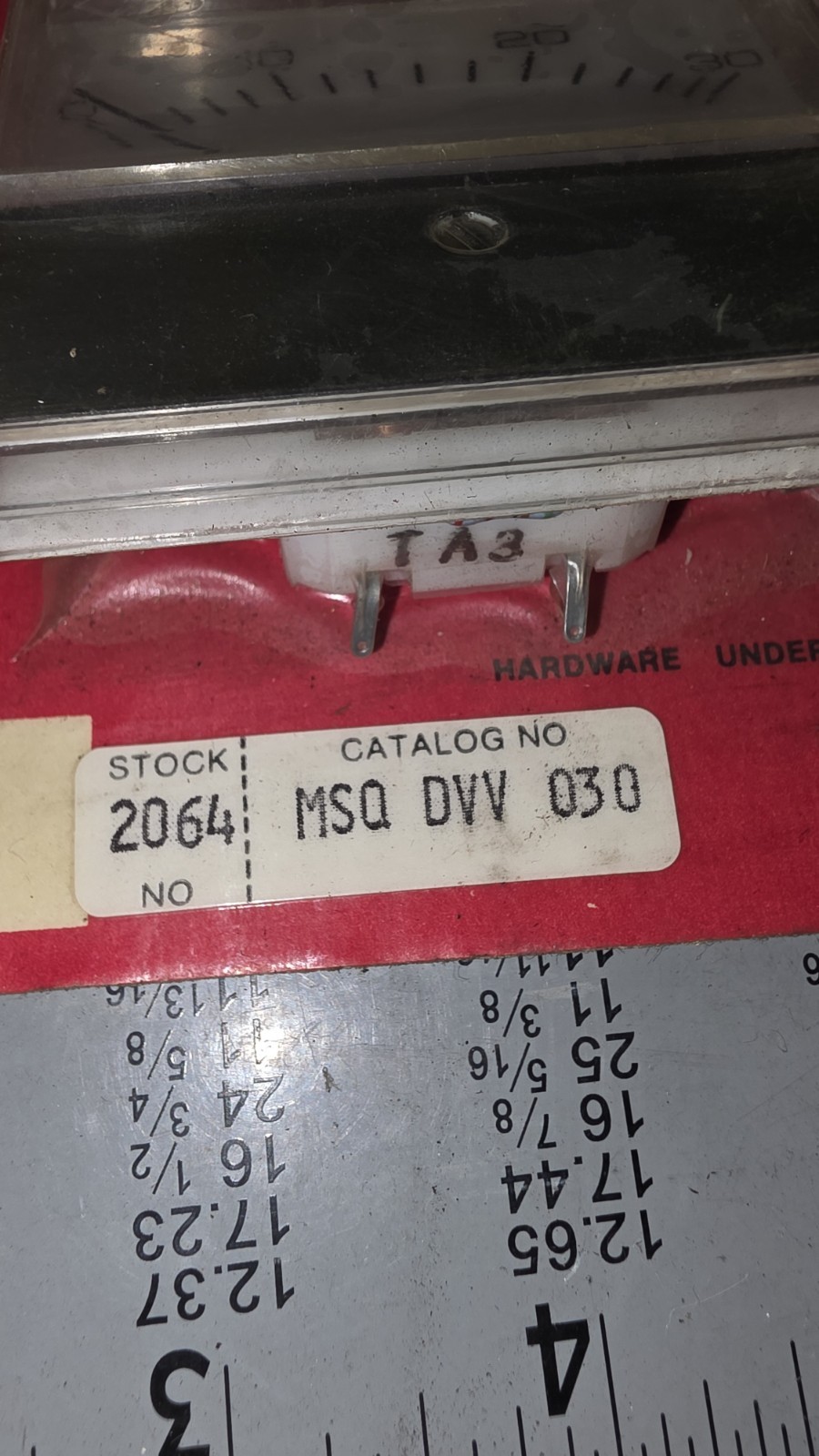 MODUTEC MSQ-DVV-030-U PANEL METERS 0-30 DC VOLTS METER MSQDVV030U🔔