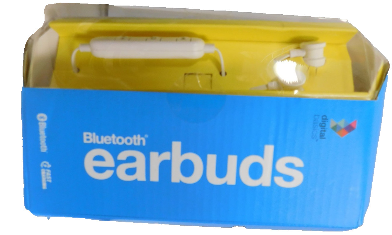 Digital Basics Bluetooth Earbuds White , Fast Charging