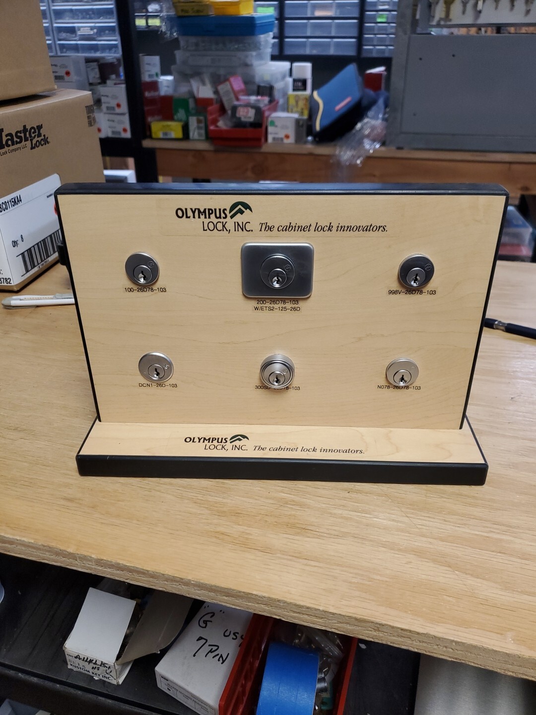 Olympus Lock Company Display Mount Locksmith Locksport