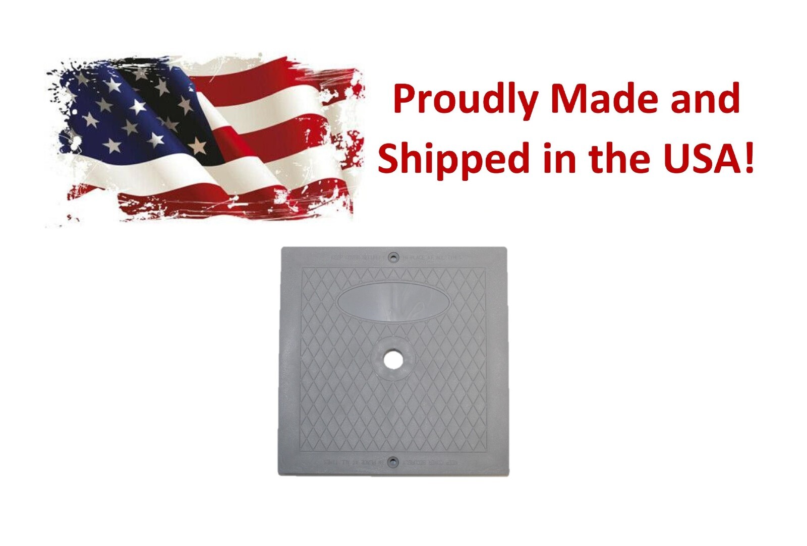 Grey Hayward Square 10" Pool Skimmer Deck Lid SP1082E SPX1082E Aftermarket