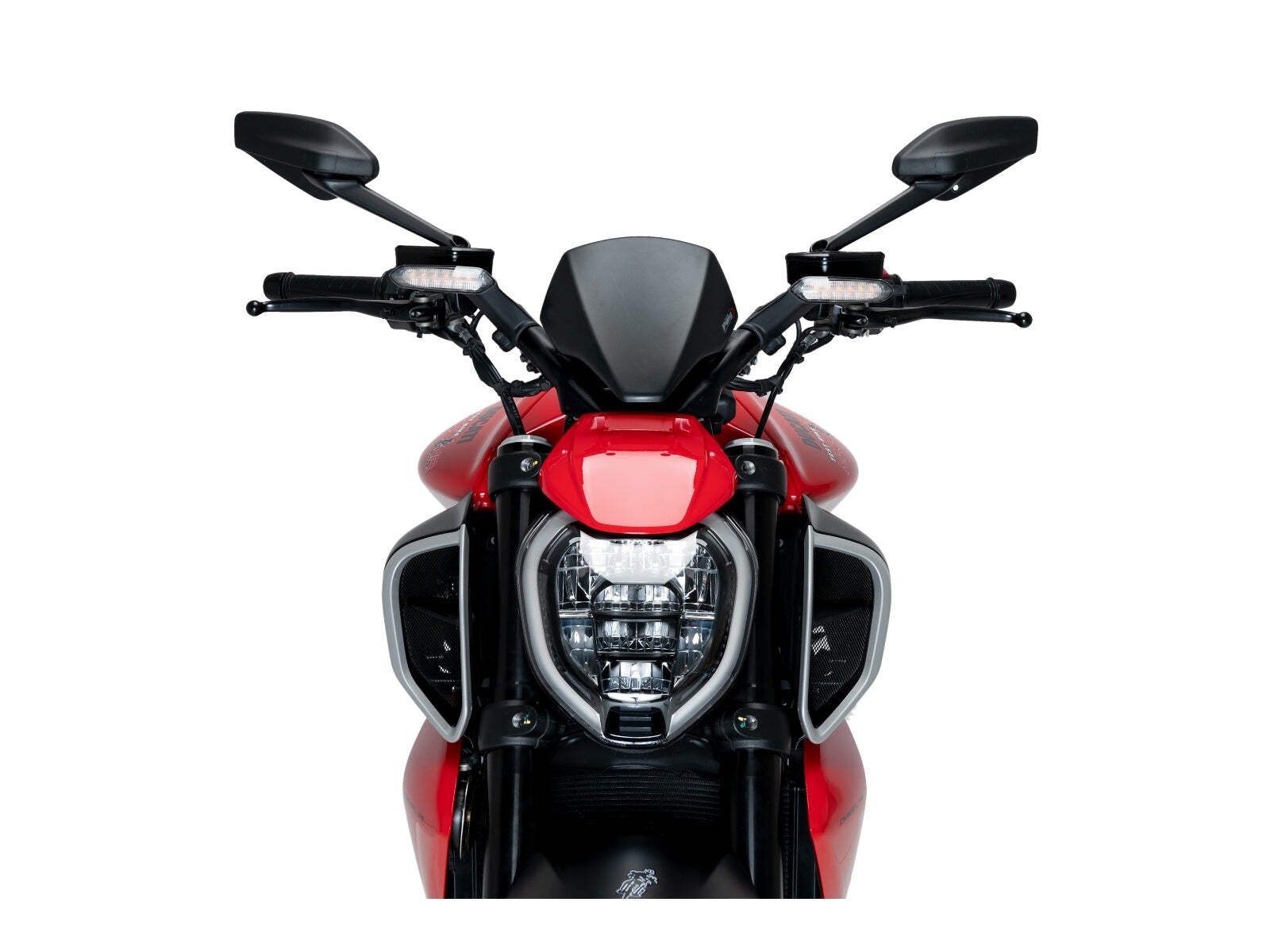 Puig New Gen Sport Screen Windshield Matt Black for Ducati Diavel V4 (24-25)