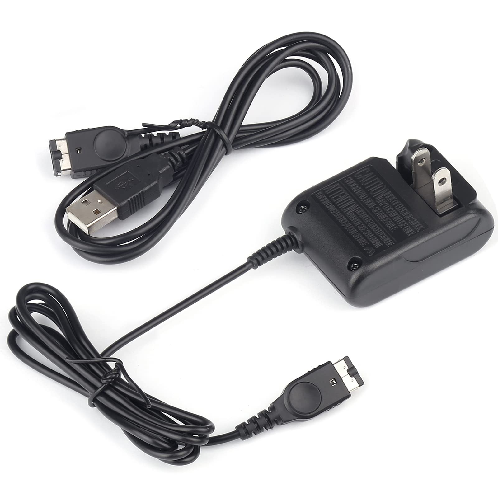 Charger for Gameboy Advance SP, AC Adapter Nintendo DS Console, USB Black