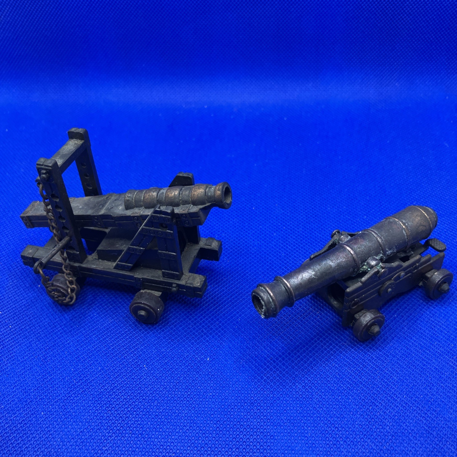 Lot Of 2 Vintage Cannon Die-cast Pencil Sharpeners, 1970’s-80`s Museum Souvenirs