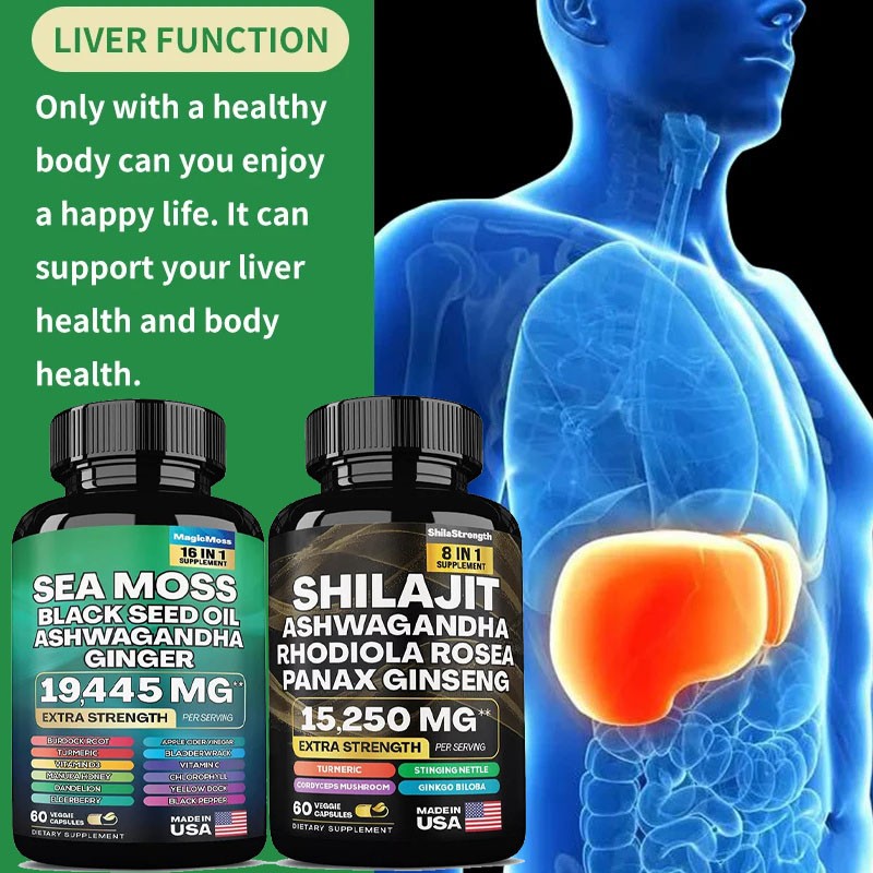 Dynamic Vitality Bundle - Sea Moss Multivitamin & Shilajit Power Combo