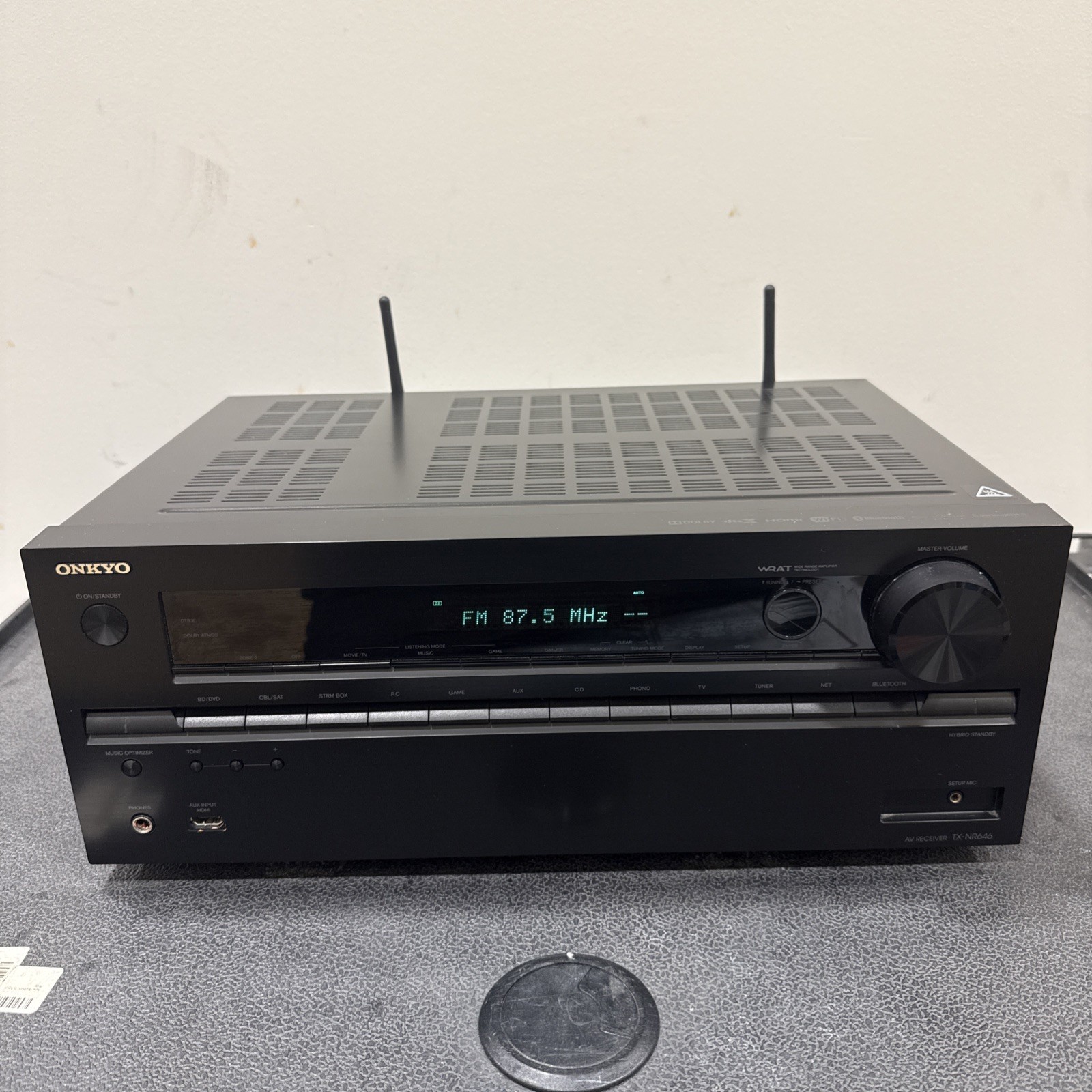 Onkyo TX-NR646 7.2-CHANNEL Network a/v Receiver Bluetooth, WiFi, 4K Atmos