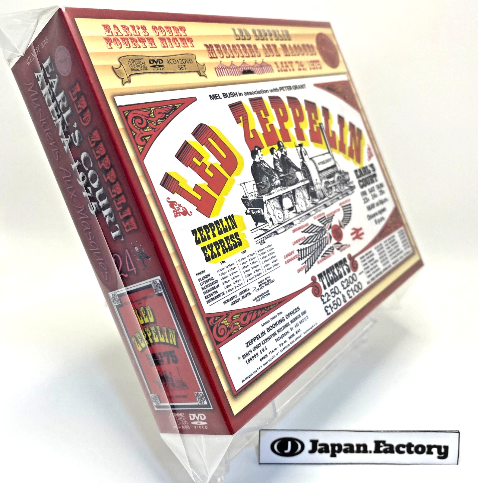 LED ZEPPELIN / Earl's May 24, 1975 4CD+2DVD
