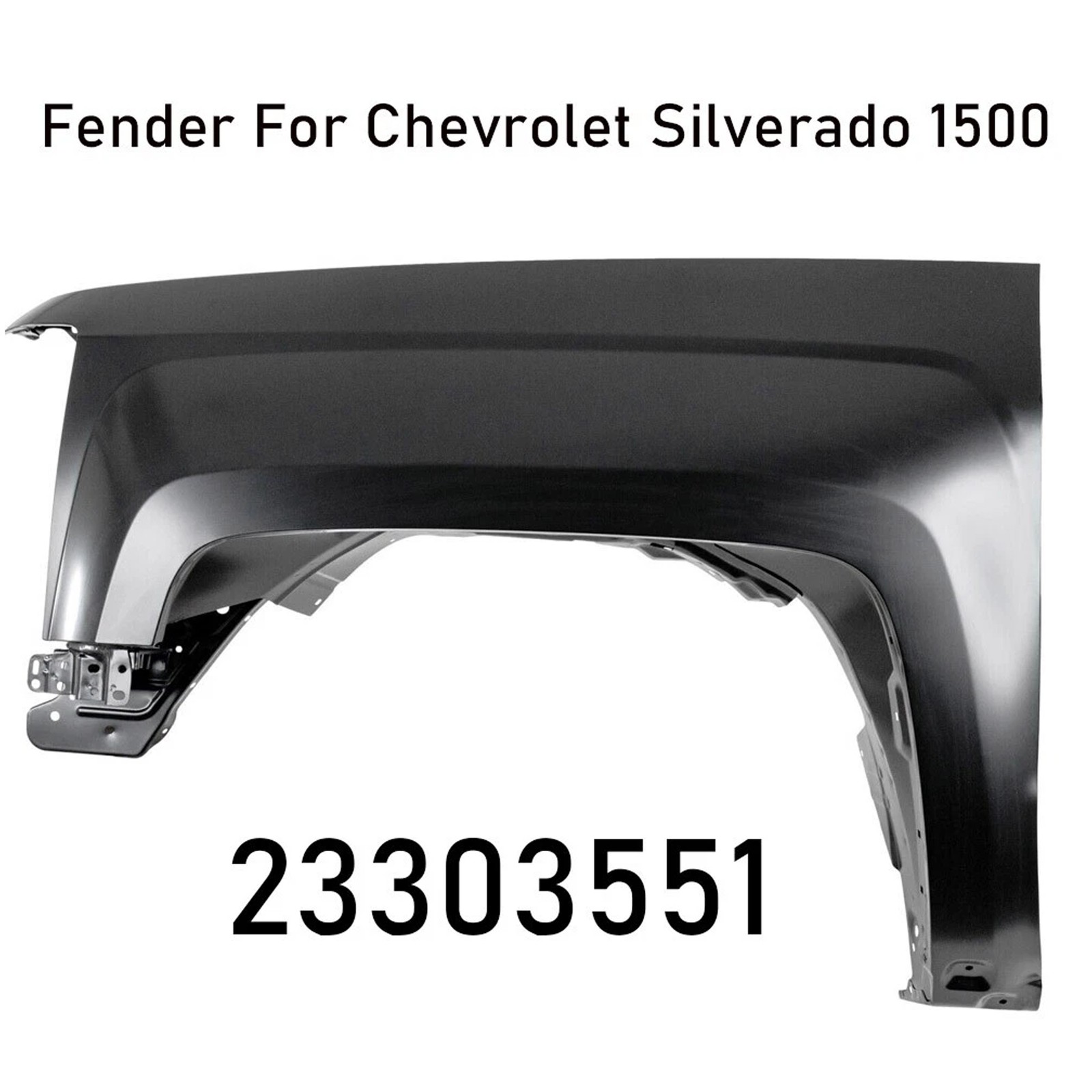 Fender For Chevrolet Silverado 1500 2014-2018 Front Driver Side Assembly