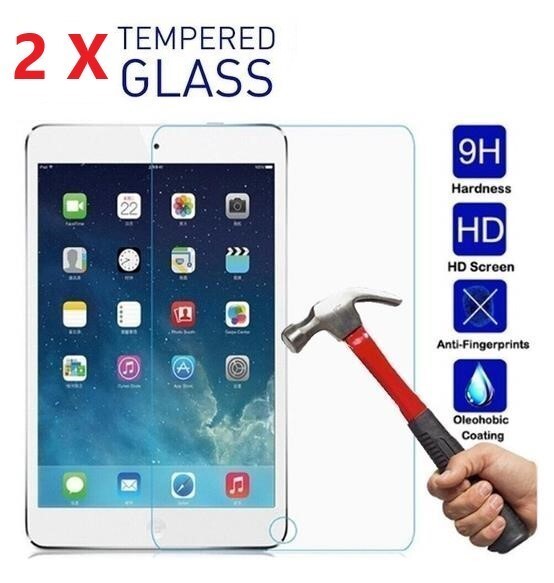 {2-Pack} Clear HD Tempered Glass Screen Protector For iPad 10.2 7th 8th 9th Gen