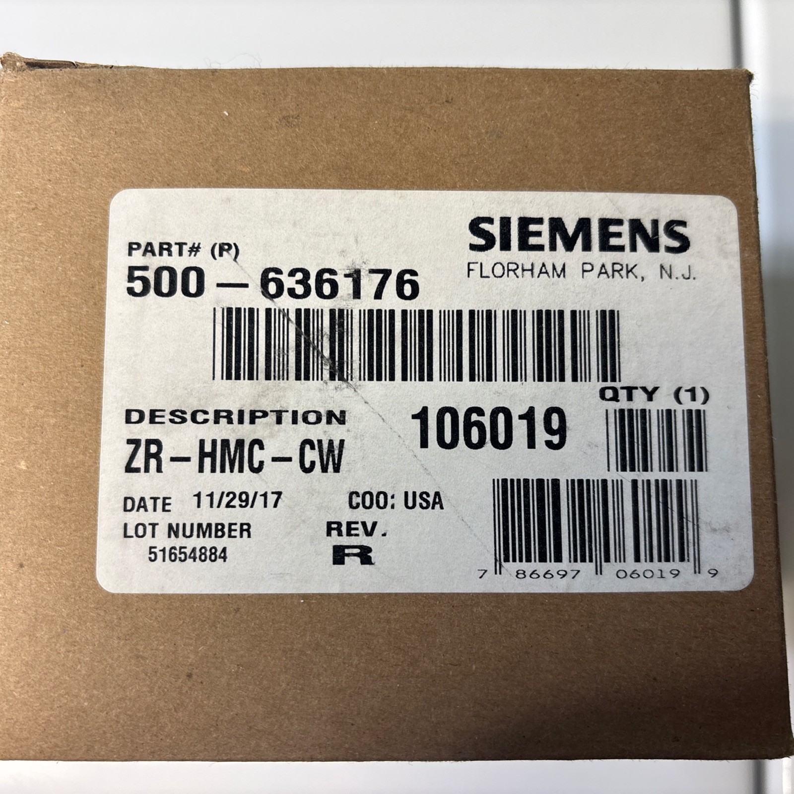 Siemens ZR-HMC-CW Ceiling Mount White  Strobe