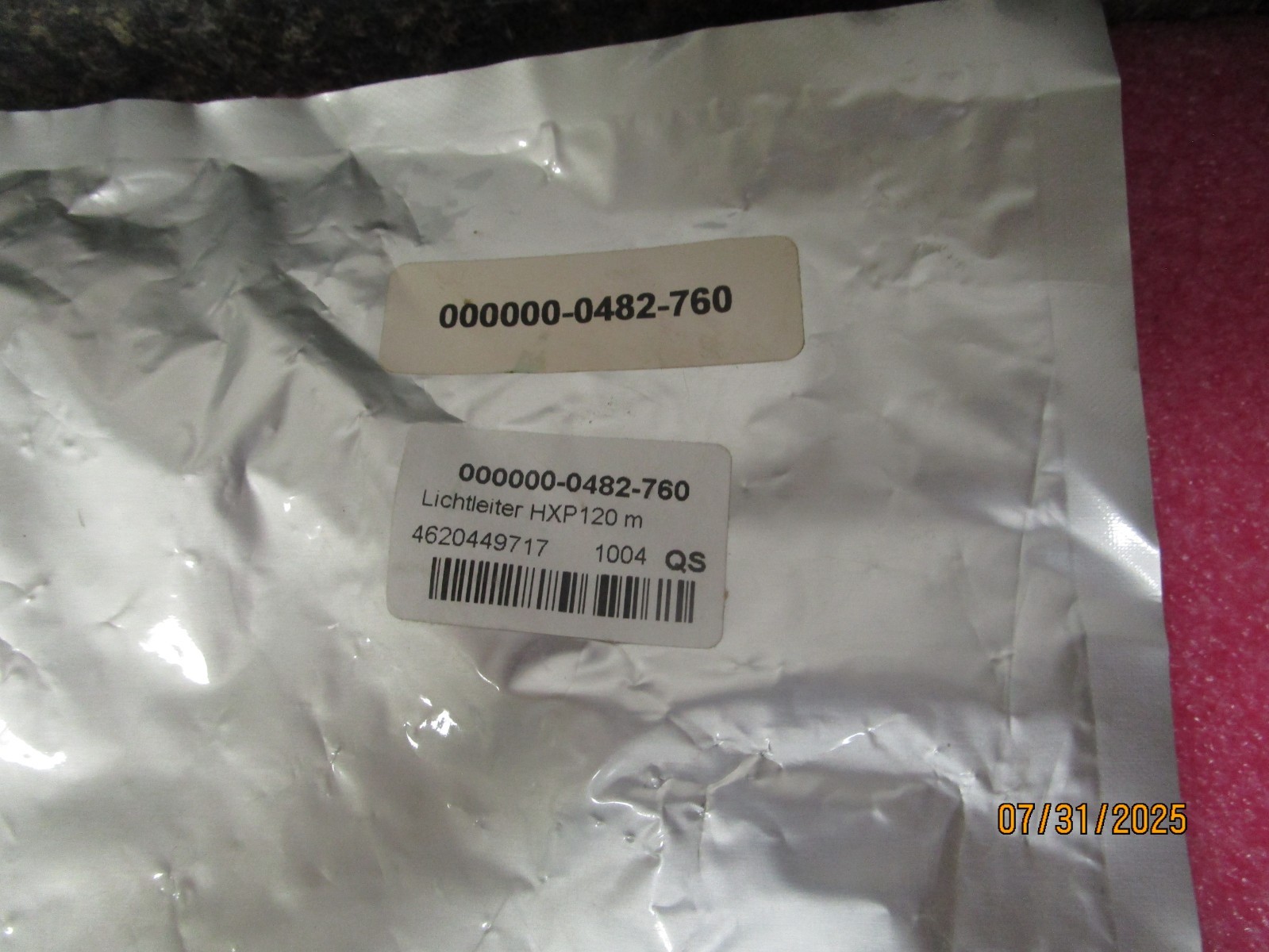Zeiss Light Guide HXP120 (D) 2m 000000-0482-760 Sealed Package!